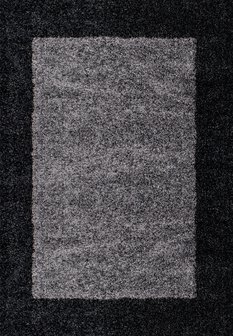 Antraciet vloerkleden Adriana Shaggy  1503/AY 