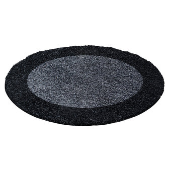 Antraciet vloerkleden Adriana Shaggy  1503/AY 