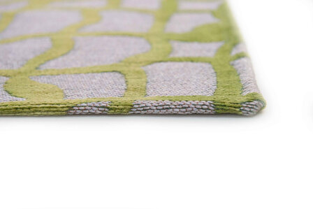 Chenille katoen vloerkleed Mystic groen 9204