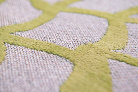 Chenille katoen vloerkleed Mystic groen 9204
