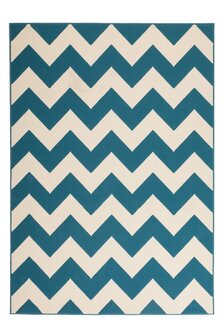 Aanbieding vintage vloerkleed Manoa Turquoise