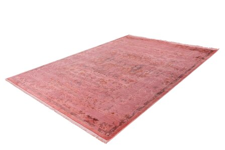 Vintage vloerkleed Madras pink met 3D effect