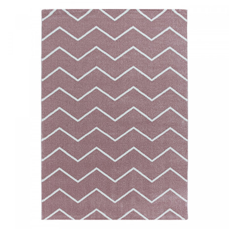 Modern vloerkleed Riant rose 4602