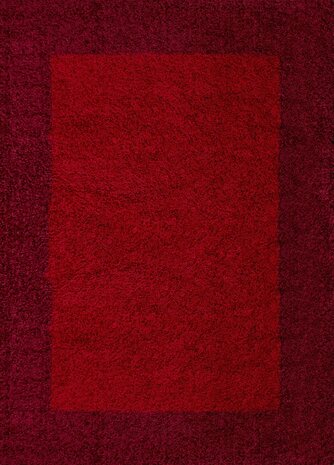Rode hoogpolige vloerkleden Adriana Shaggy  1503/AY  