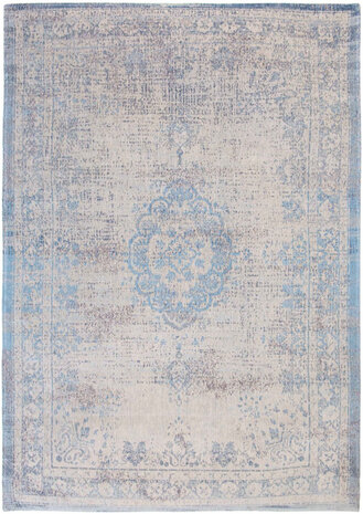 Medallion katoen vloerkleed Elite l.blauw 9065