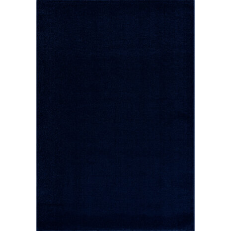 Effen vloerkleed Boston navy 9502