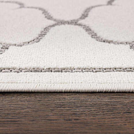 Modern vloerkleed Puorto creme 9004
