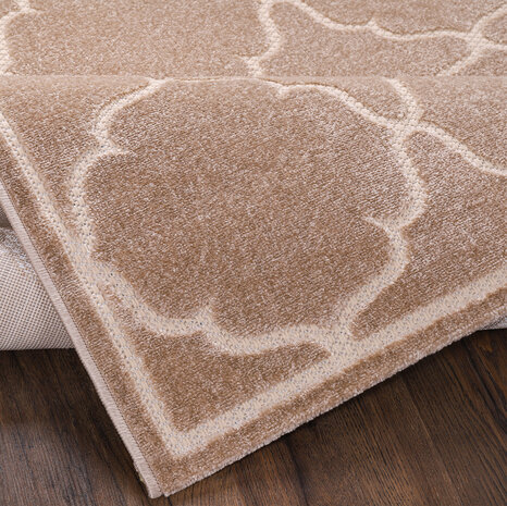 Modern vloerkleed Puorto beige 9003