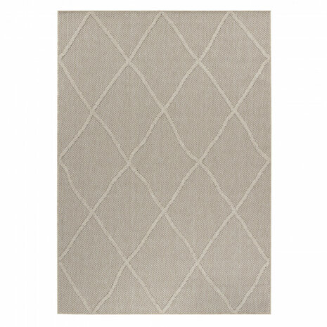 Binnen en buiten vloerkleed Flora beige 4952