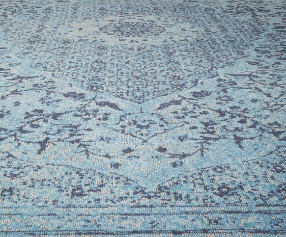 Tabriz vloerkleed  L. Blauw