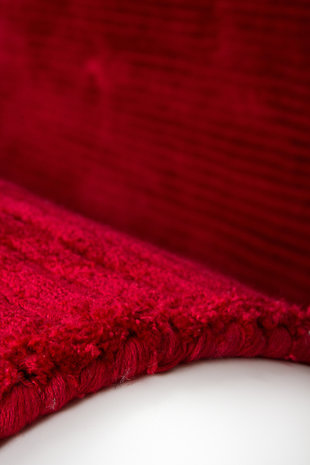 Effen vloerkleed Tempur 530 Rood