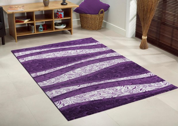 Lila modern vloerkleed Tunis 6540/AY  