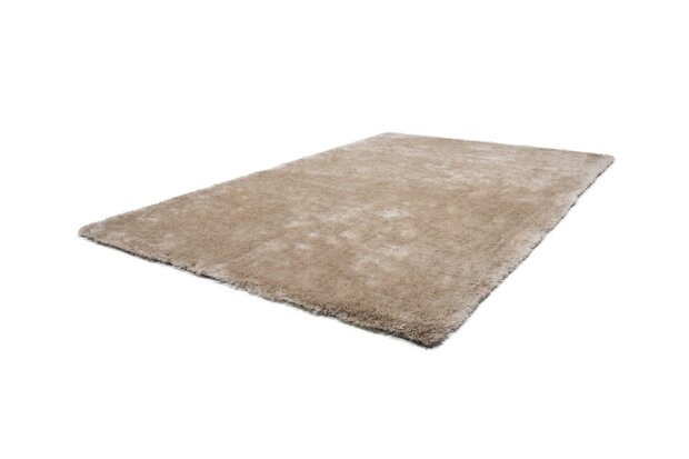 Beige hoogpolige vloerkleden Andrea Beige