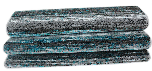 Turquoise vloerkleed Lines 301 