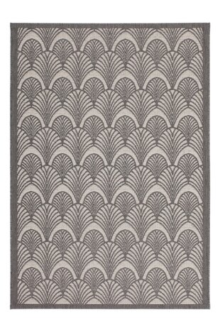 Vintage tapijt Elba grijs